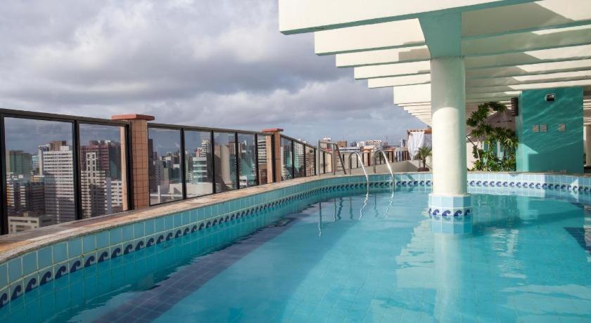 Flat Vista Mar No Meireles Na Beira Mar De Fortaleza 905 외부 사진